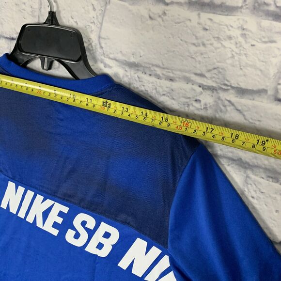 NIKE SB Skateboarding Dri-Fit T Shirt Youth XL Short Sleeve Blue Spell Out Polye - Picture 10 of 12